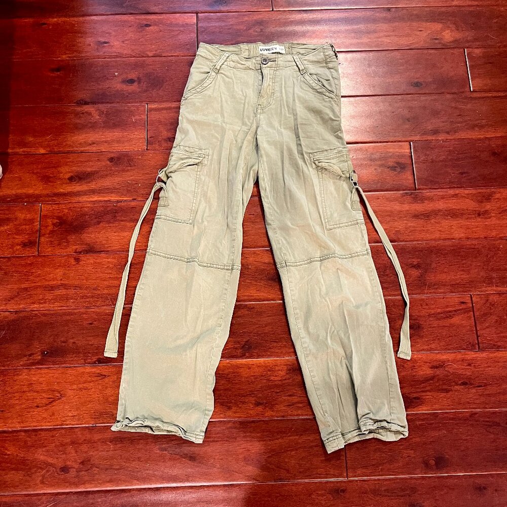 Lovegen women's green cargo pants